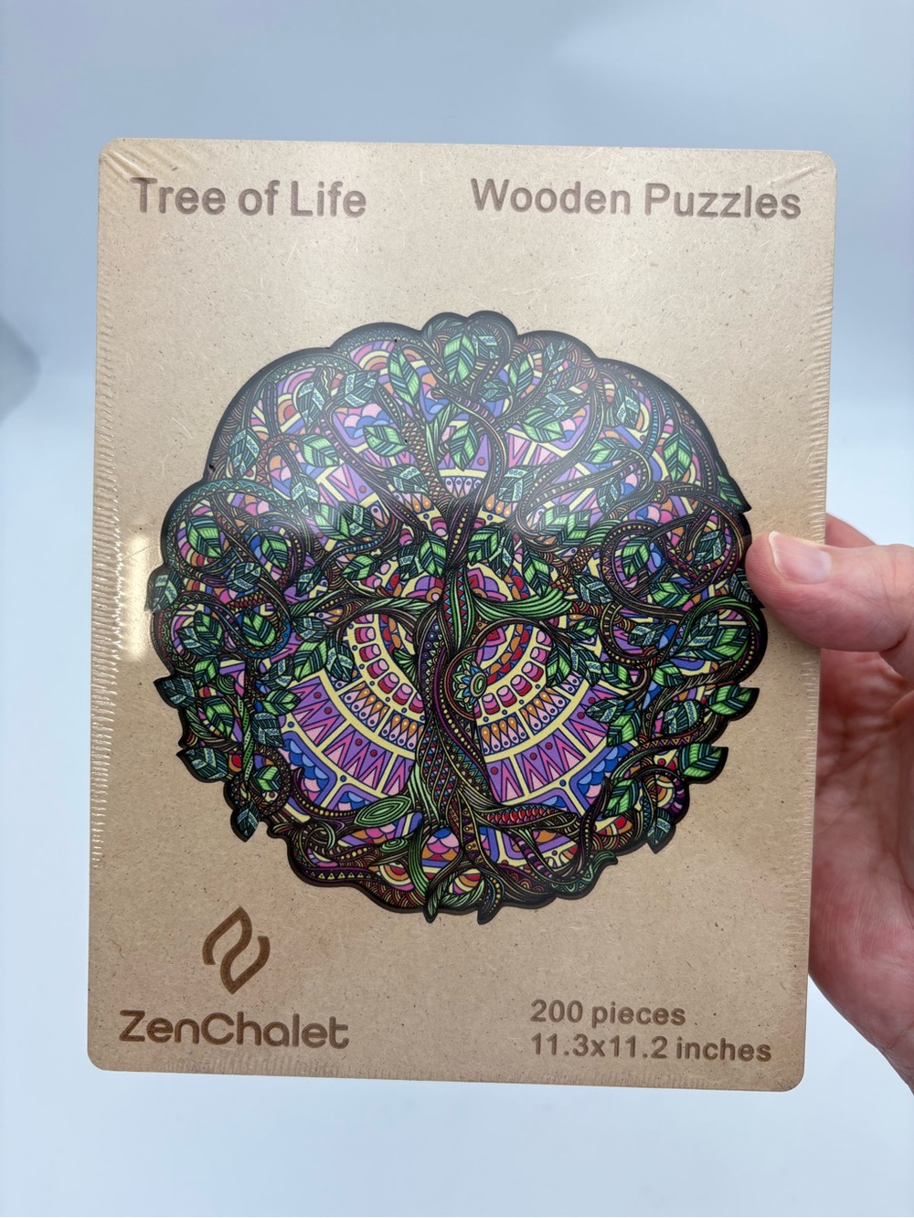 New Sealed in Box Chalet Tree of Life Wooden Puzzle